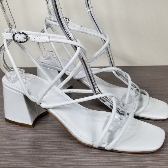 Marc Fisher Shoes - Marc Fisher LTD Nakita Strappy Sandal White Size 8